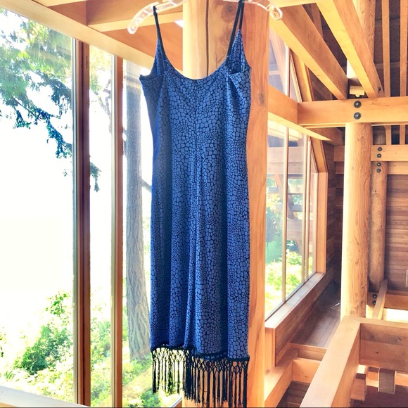 EUC ✨Classic Boho Dress w fringe - Picture 4 of 8